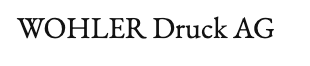 WOHLER Druck AG — Logo